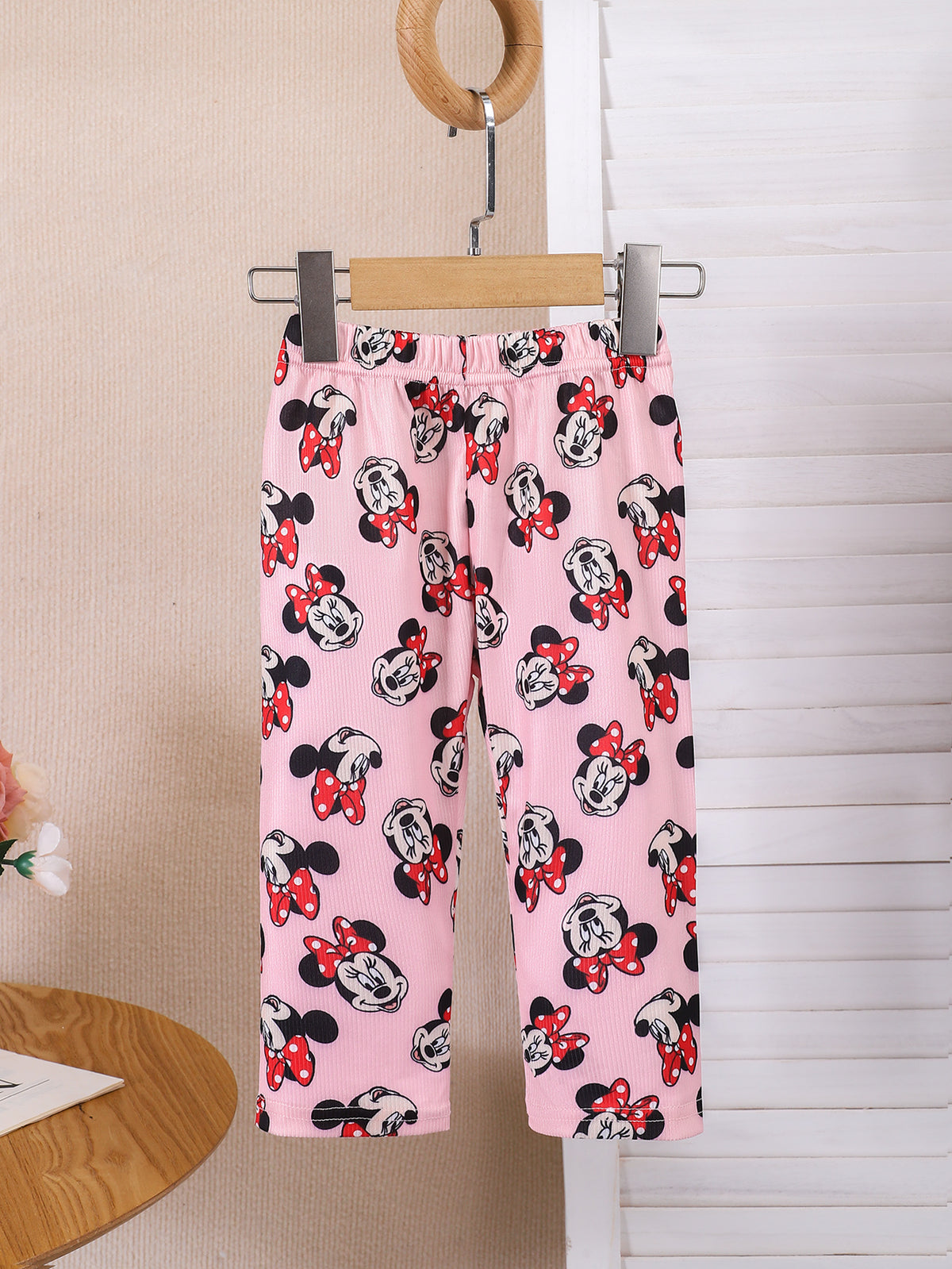 Modern Chic All-Season Casual Sporty Autumn Baby Girls' Pants Suit, Ages 0-24 Months | Color: Pink | Image 2
