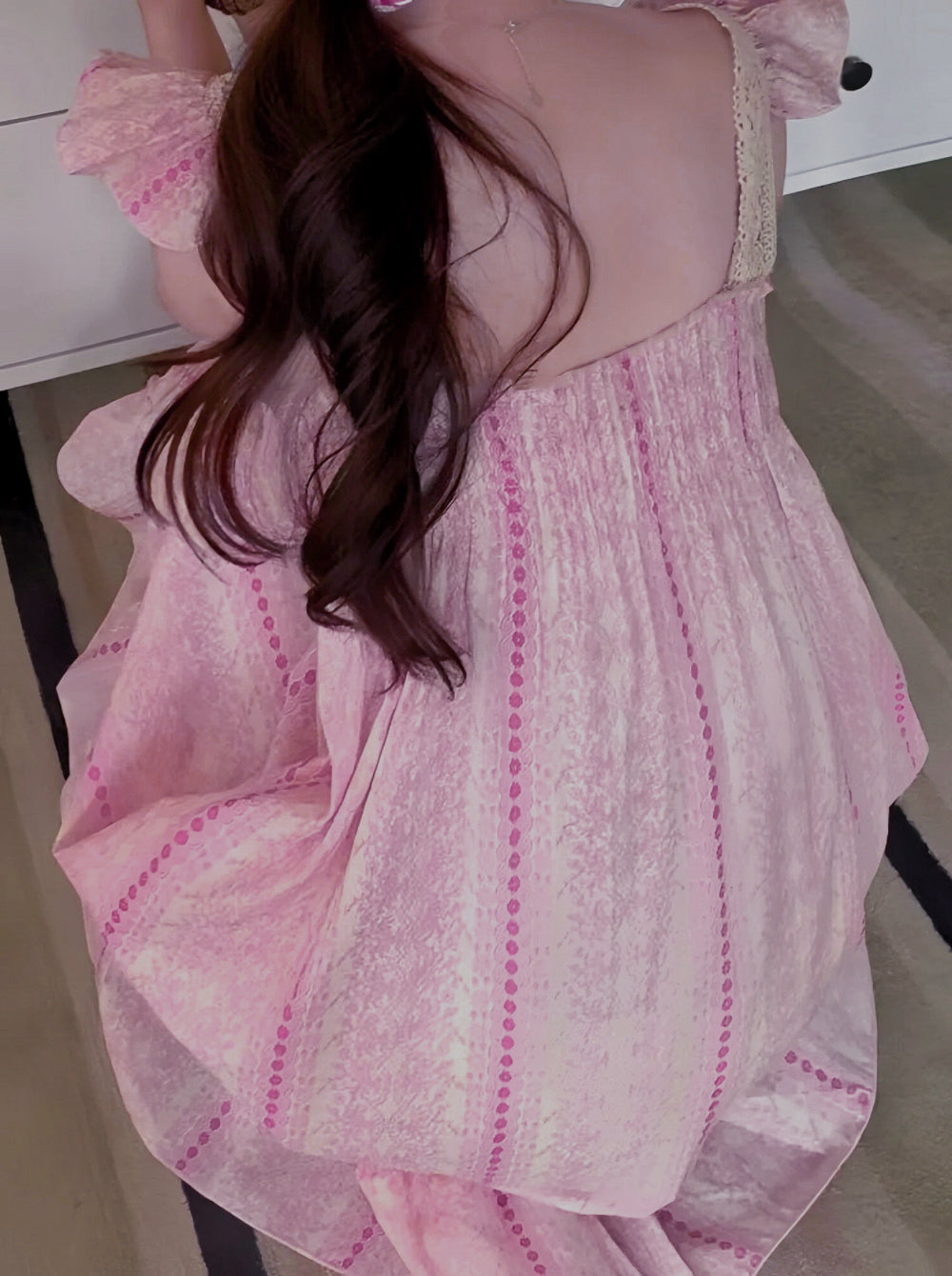 Sweet Feminine Summer Women 's Sleeveless Sleep Dress | Color: Style 1 | Image 1