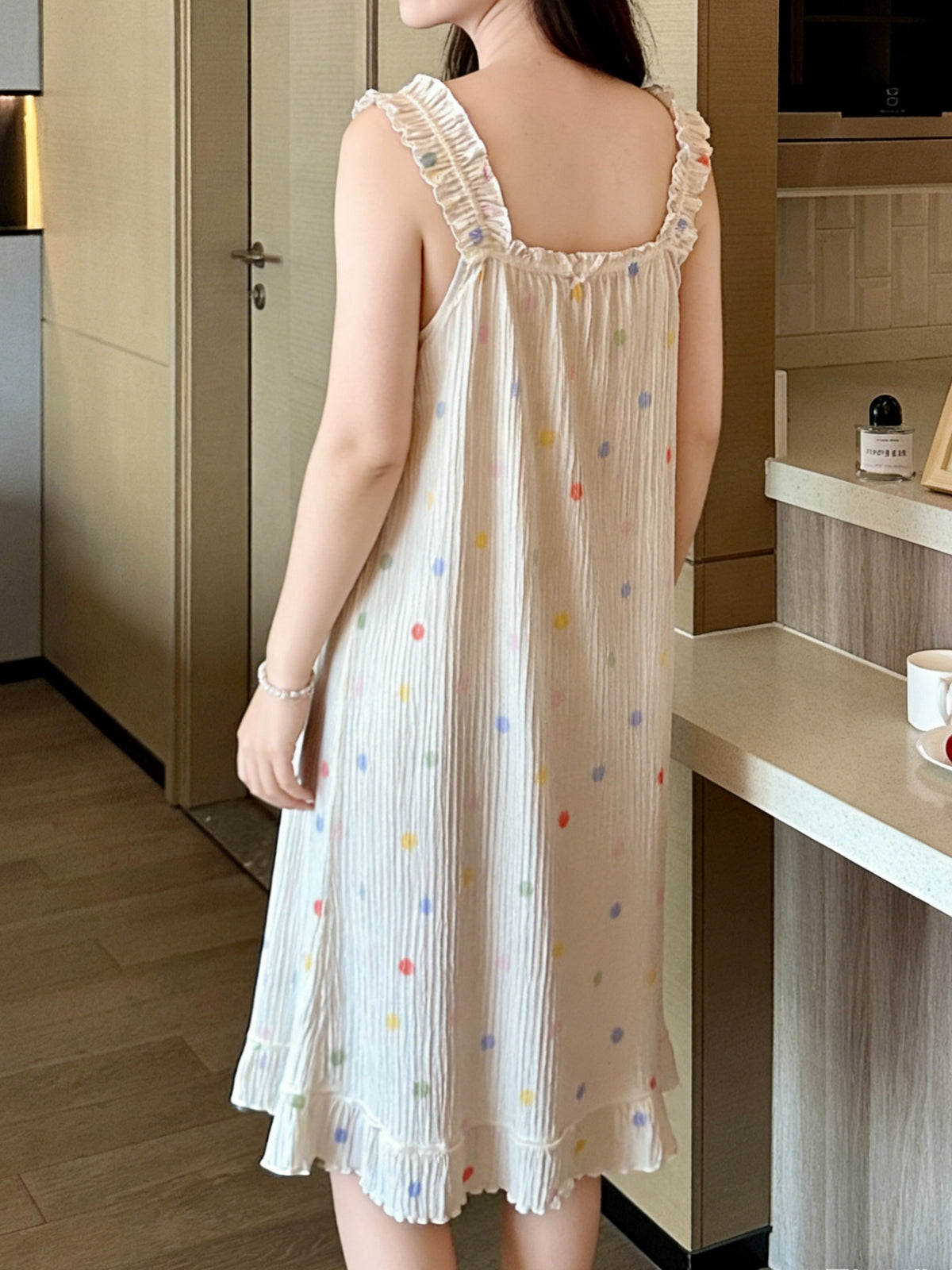 Sweet & Cute Summer Women 's Sleeveless Sleep Dress | Color: Style 6 | Image 2
