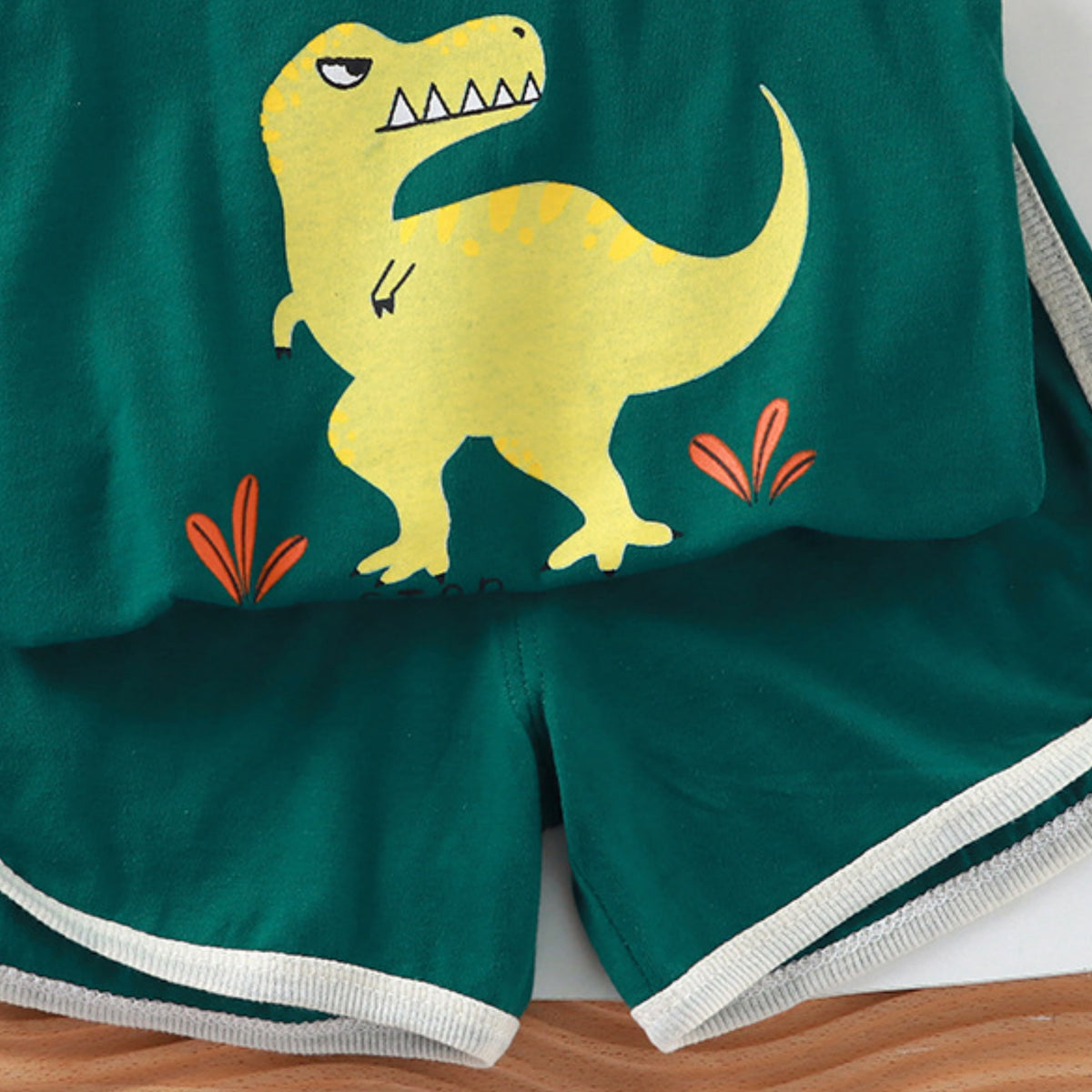 Casual Sporty Summer 2-Piece Baby Boys' Pants Suit, Ages 1-24 Months | Color: Style 1 | Image 2
