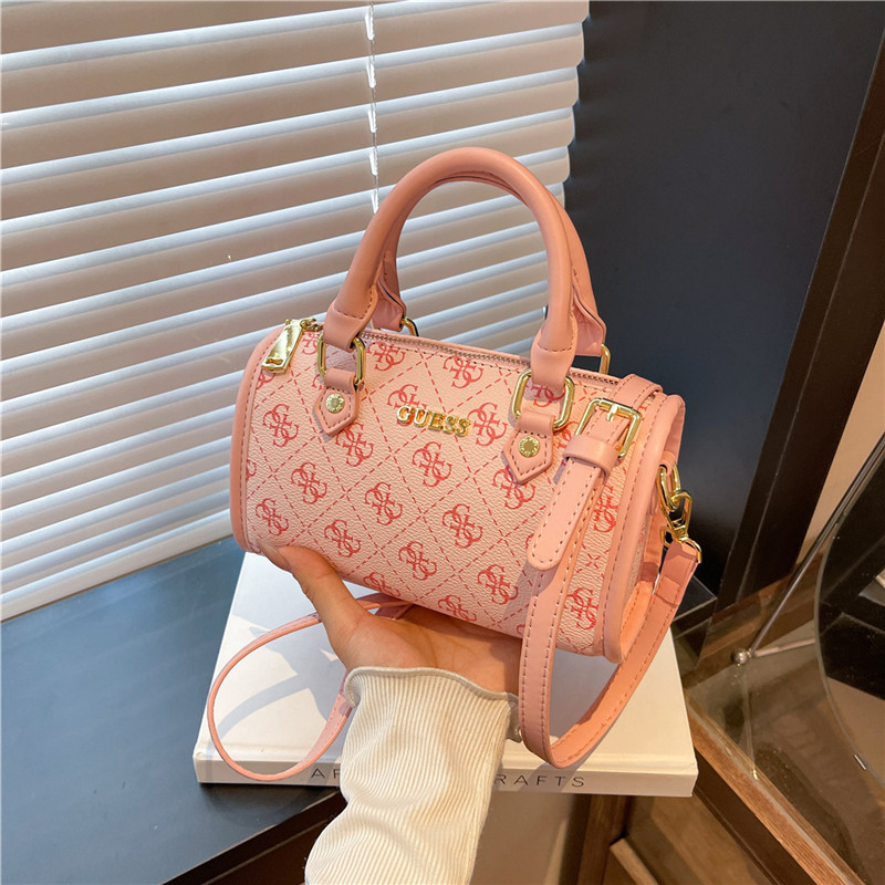Modern Chic All-Season PU/Artificial Leather/Microfiber Leather, Cloth / Textile Women's Handbags Other Bags | Color: Pink | Image 1