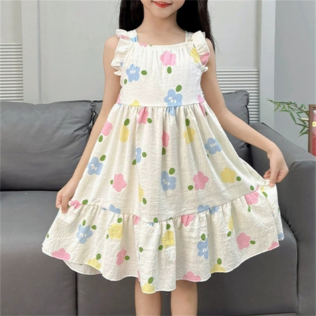 Sweet & Cute Summer Girls' Sleep Dress, Ages 2-11 | Color: Style 1 | Image 1
