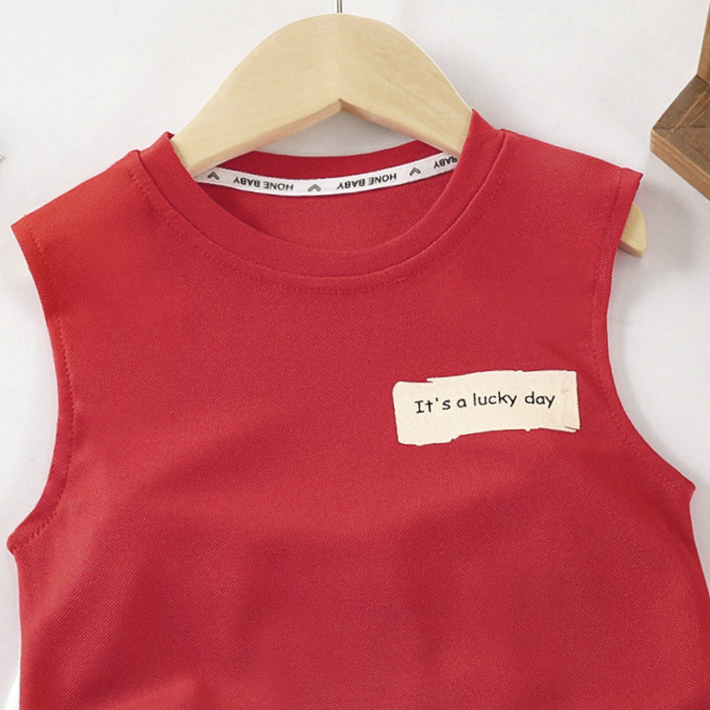 Casual Sporty Summer 2-Piece Boys' Pants Suit, Ages 2-7 | Color: Style 2 | Image 2