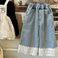 Sweet & Cute Spring Girls' Jeans, Ages 2-9 | Color: Light Blue | Image 1