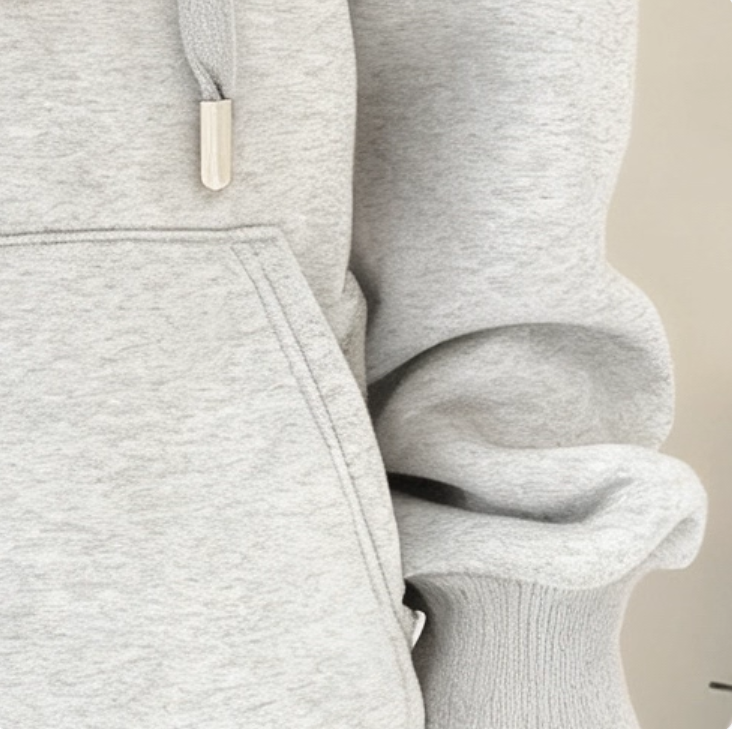 Casual Sporty Autumn Unisex Kids' Hoodie, Ages 4-14 | Color: Apricot | Image 2