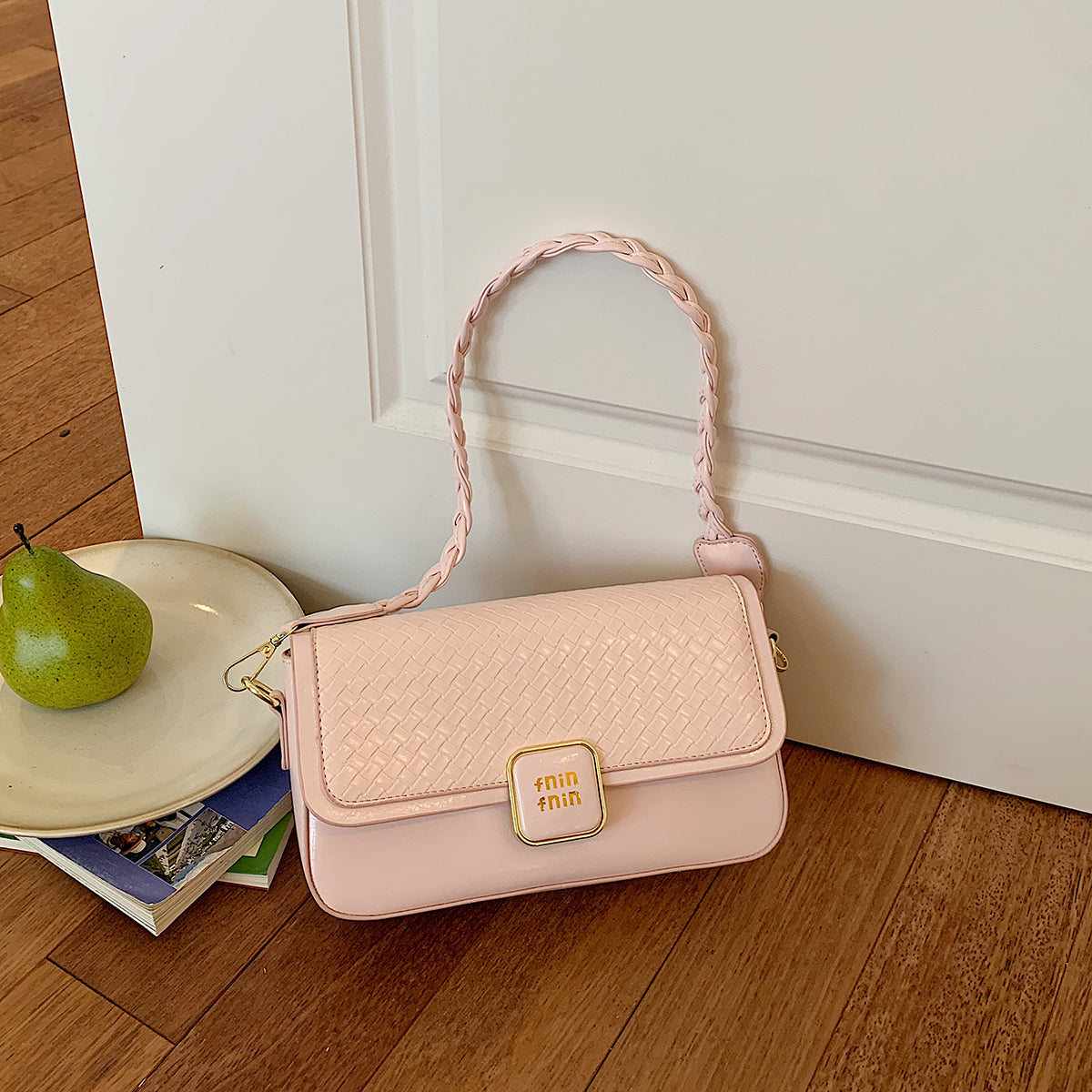 Modern Chic All-Season PU/Artificial Leather/Microfiber Leather Women's Handbags Other Bags | Color: Pink | Image 1
