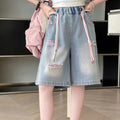 Casual Sporty Summer Girls' Shorts, Ages 4-13 | Color: As the Picture | Image 1