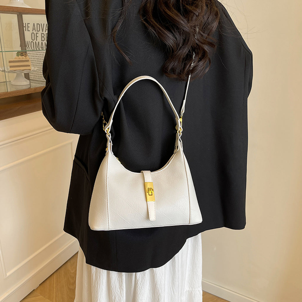 Modern Chic All-Season PU/Artificial Leather/Microfiber Leather Women's Handbags Other Bags | Color: White | Image 3