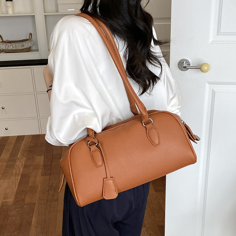 Modern Chic All-Season PU/Artificial Leather/Microfiber Leather Women's Shoulder Bags Underarm Bags | Color: Brown | Image 1