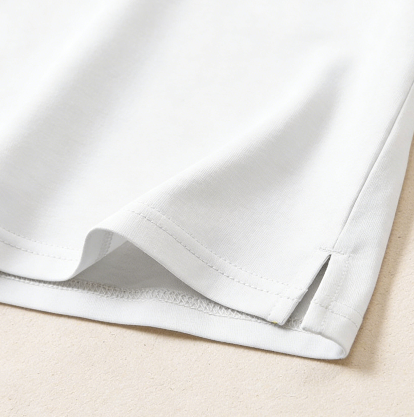 Modern Chic All-Season Minimalist Summer 2-Piece Unisex Kids' Pants Suit, Ages 2-7 | Color: White | Image 2