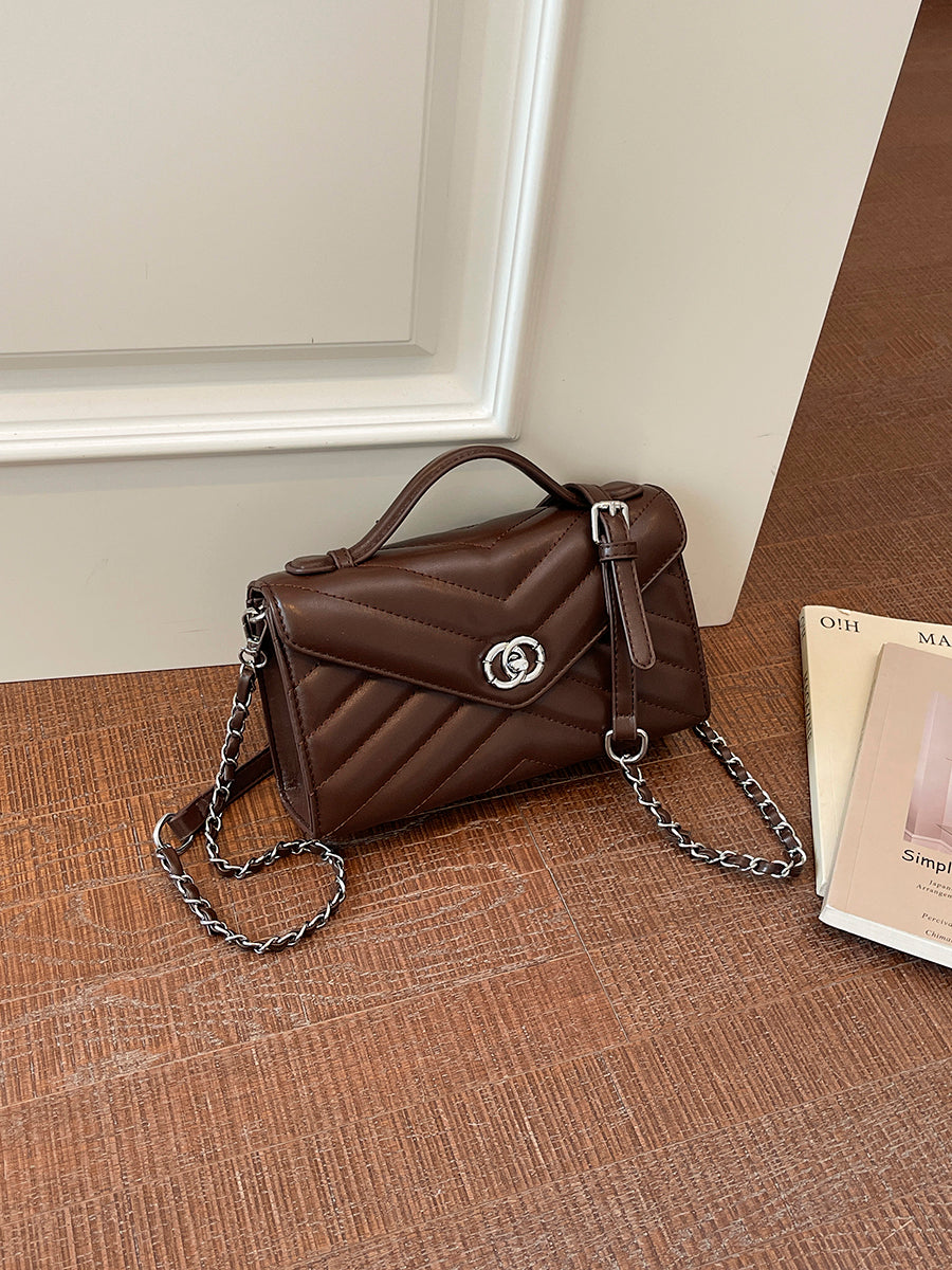 Modern Chic All-Season PU/Artificial Leather/Microfiber Leather Women's Crossbody Bags Other Bags | Color: Coffee | Image 1