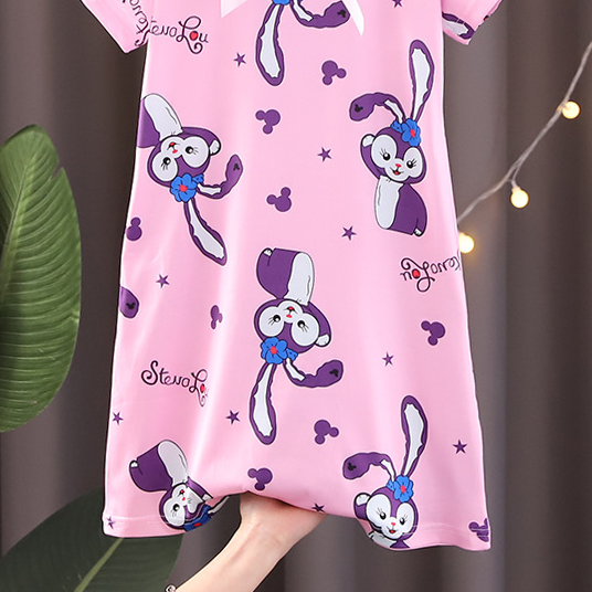 All-Season Sweet & Cute Summer Girls' Sleep Dress, Ages 2-11 | Color: Style 3 | Image 2