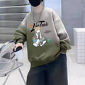 Minimalist Spring Boys' Sweatshirt, Ages 4-14 | Color: Green | Image 1