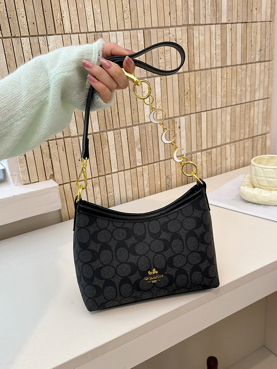 Modern Chic All-Season PU/Artificial Leather/Microfiber Leather Women's Handbags Other Bags | Color: Black | Image 3