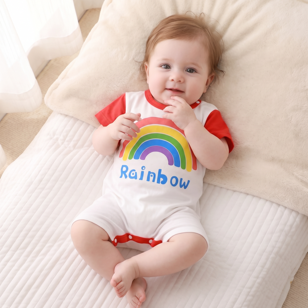 Minimalist Summer Unisex Baby Jumpsuit, Ages 1-24 Months | Color: Style 3 | Image 2