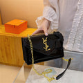 Modern Chic All-Season PU/Artificial Leather/Microfiber Leather, Patent Leather/Glossy Women's Handbags Other Bags | Color: Black | Image 1