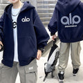 Modern Chic All-Season Minimalist Autumn Boys' Jacket, Ages 4-14 | Color: Navy | Image 1