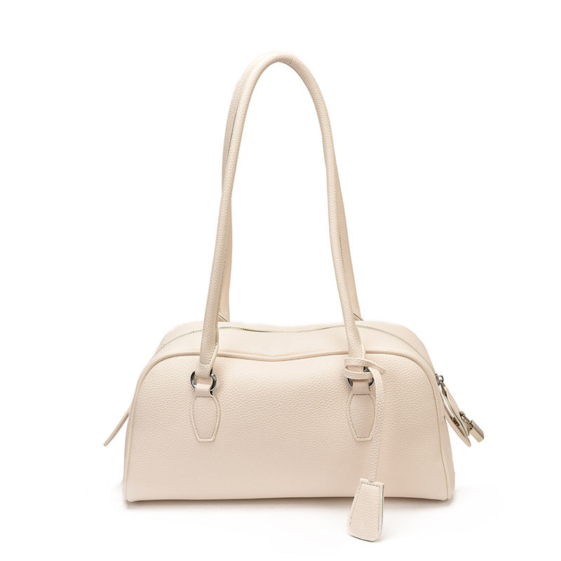 Modern Chic All-Season PU/Artificial Leather/Microfiber Leather Women's Shoulder Bags Underarm Bags | Color: White | Image 2