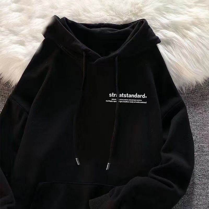 Streetwear Autumn Hoodie | Color: Black | Image 1