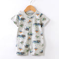 Minimalist Summer Unisex Baby Jumpsuit, Ages 1-24 Months | Color: Style 1 | Image 1