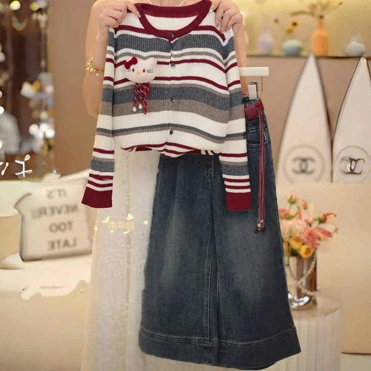 Modern Chic All-Season Casual Sporty Winter 2-Piece Girls' Pants Suit, Ages 3-14 | Color: As the Picture | Image 1
