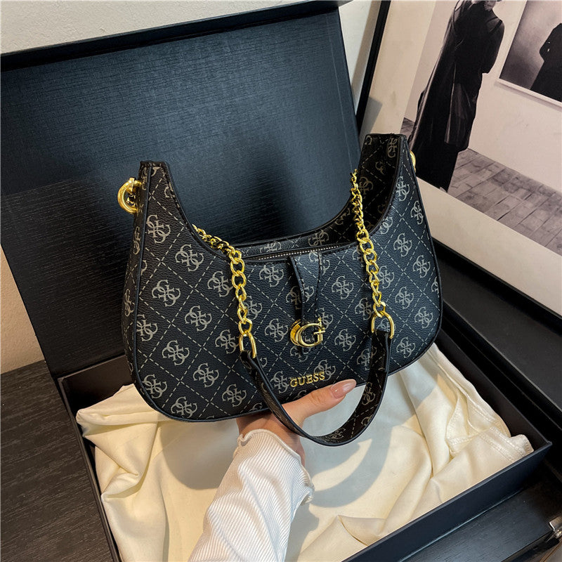 Modern Chic All-Season PU/Artificial Leather/Microfiber Leather, Cloth / Textile Women's Shoulder Bags Underarm Bags | Color: Style 1 | Image 1