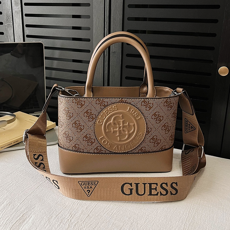 Modern Chic All-Season PU/Artificial Leather/Microfiber Leather, Cloth / Textile Women's Crossbody Bags Other Bags | Color: Brown | Image 1