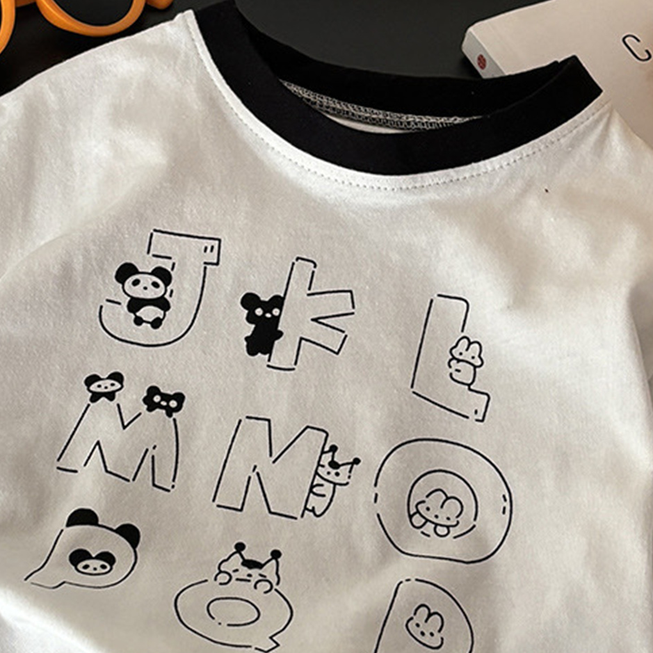 Minimalist Summer 2-Piece Unisex Kids' Pants Suit, Ages 2-7 | Color: Style 3 | Image 3