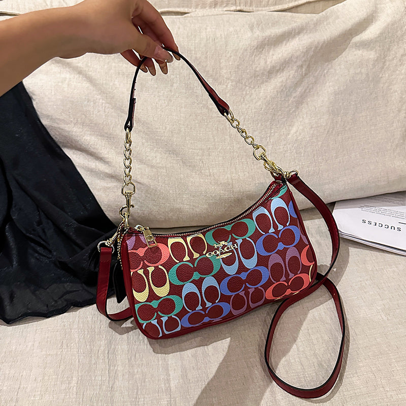 Modern Chic All-Season PU/Artificial Leather/Microfiber Leather Women's Handbags Other Bags | Color: Red | Image 1