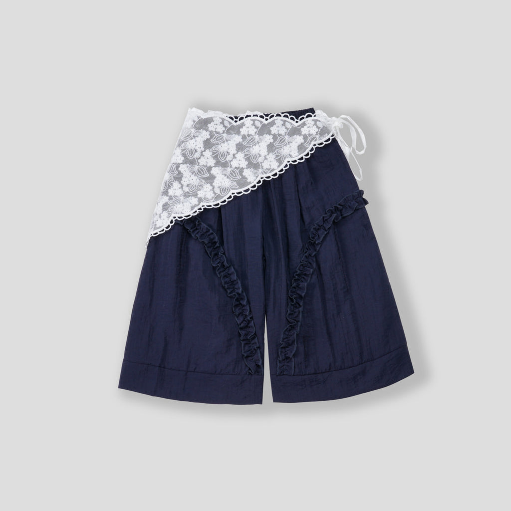 Casual Sporty Summer 2-Piece Girls' Pants Suit, Ages 2-9 | Color: Blue | Image 2
