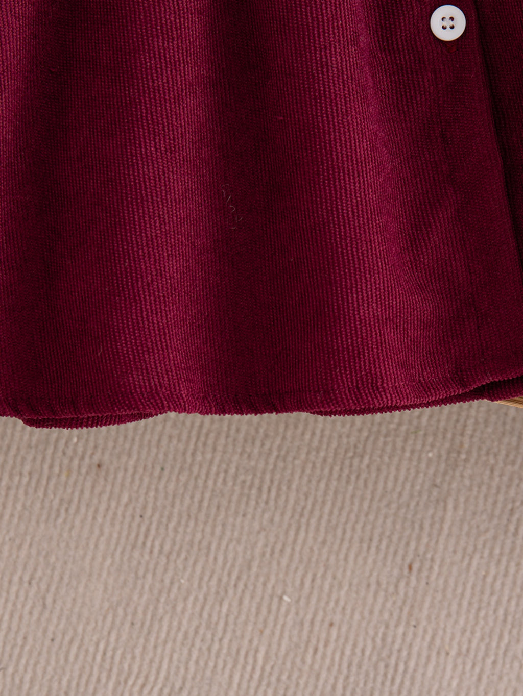 Elegant Autumn Baby Girls' Dress, Ages 1-24 Months | Color: Red | Image 2