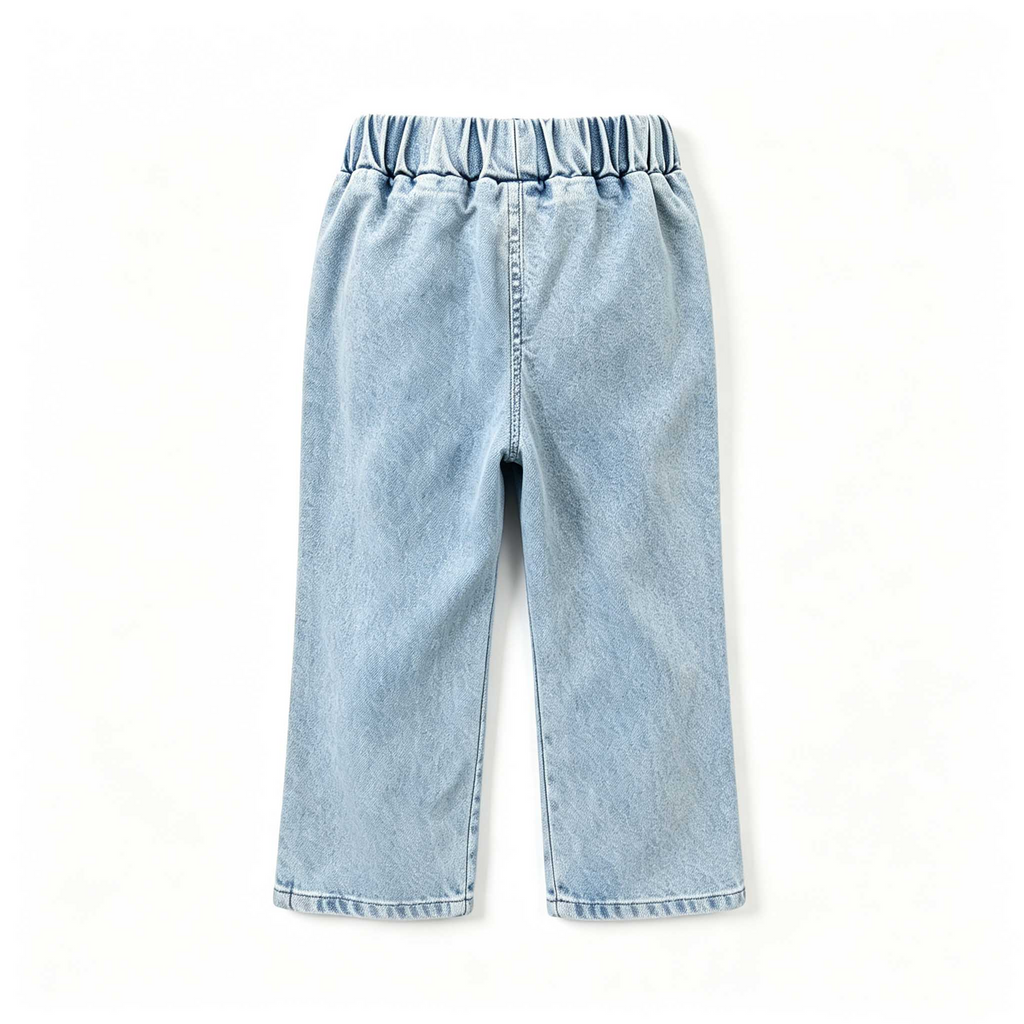 Minimalist Autumn Baby Girls' Pants, Ages 9-24 Months | Color: Blue | Image 3