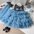 Modern Chic All-Season Casual Sporty Winter 2-Piece Girls' A-Line Dress, Ages 2-9 | Color: Black | Image 1