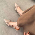 Modern Chic All-Season PU/Artificial Leather/Microfiber Leather Women's Flat Sandals | Color: Pink | Image 1
