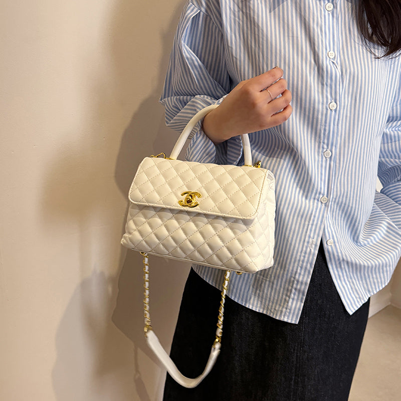 Modern Chic All-Season PU/Artificial Leather/Microfiber Leather Women's Handbags Other Bags | Color: White | Image 3
