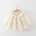 Sweet & Cute Spring Girls' Dress, Ages 9 Months-3 Years | Color: White | Image 1