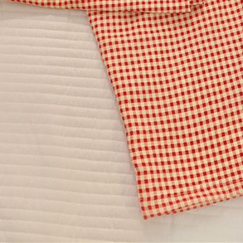 Minimalist All-Season Women 's Sleep Bottom | Color: Red | Image 3