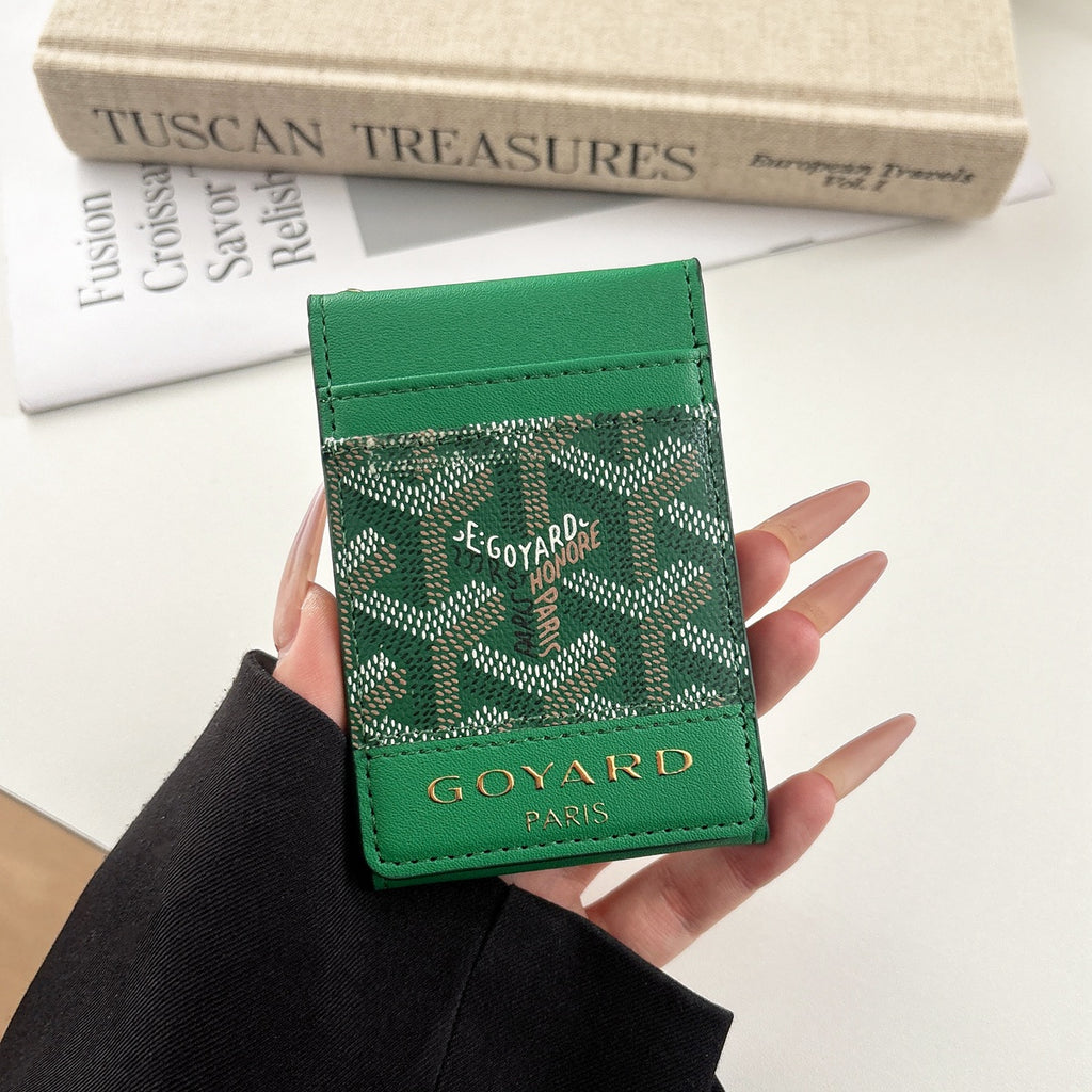 Modern Chic All-Season PU/Artificial Leather/Microfiber Leather Women's Functional Bags Card Pack | Color: Green | Image 3