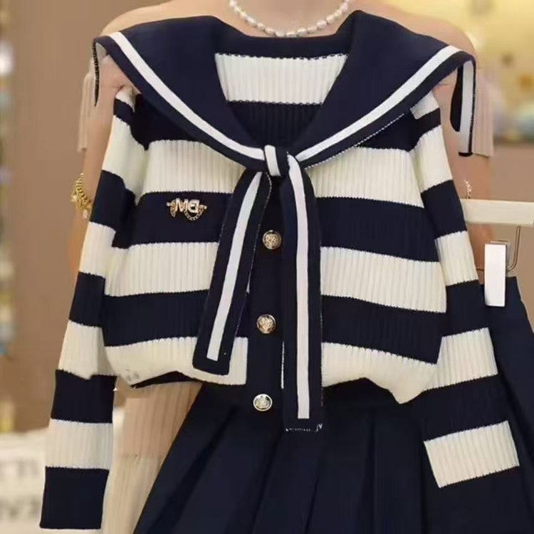 Minimalist Autumn 2-Piece Girls' Dress Suit, Ages 4-13 | Color: As the Picture | Image 3