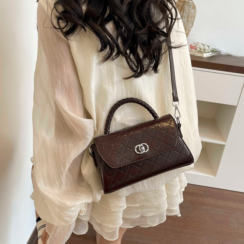 Modern Chic All-Season PU/Artificial Leather/Microfiber Leather Women's Crossbody Bags Other Bags | Color: Coffee | Image 1