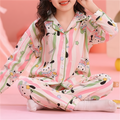 Modern Chic All-Season Casual Sporty Autumn 2-Piece Unisex Kids' Pajama Set, Ages 2-13 | Color: Style 1 | Image 1