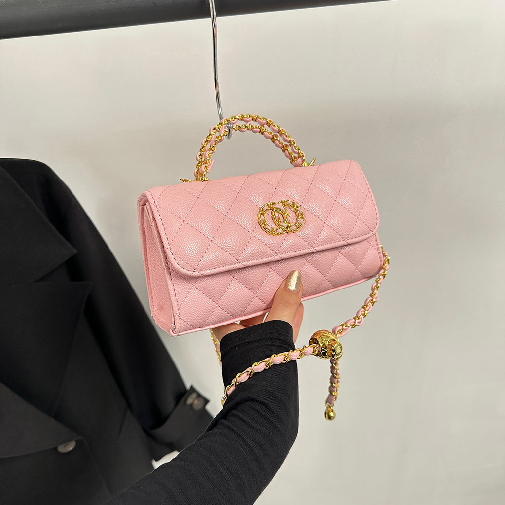 Modern Chic All-Season PU/Artificial Leather/Microfiber Leather Women's Crossbody Bags Other Bags | Color: Pink | Image 1