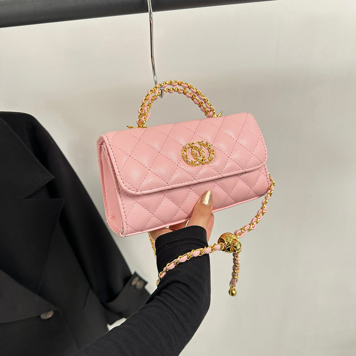 Modern Chic All-Season PU/Artificial Leather/Microfiber Leather Women's Crossbody Bags Other Bags | Color: Pink | Image 1