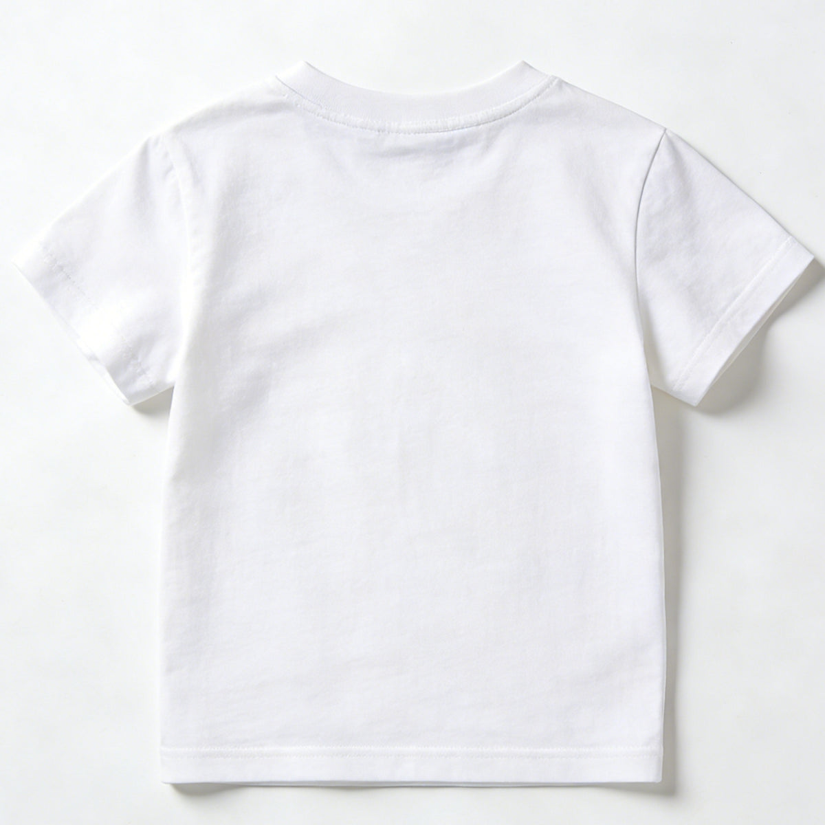 Modern Chic All-Season Casual Sporty Summer Unisex Kids' T-Shirt, Ages 2-9 | Color: White | Image 3