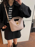 Modern Chic All-Season PU/Artificial Leather/Microfiber Leather Women's Crossbody Bags Other Bags | Color: Khaki | Image 1