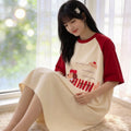 Minimalist Summer 1 Pair Women 's Short  Sleeve Sleep Dress | Color: Style 1 | Image 1