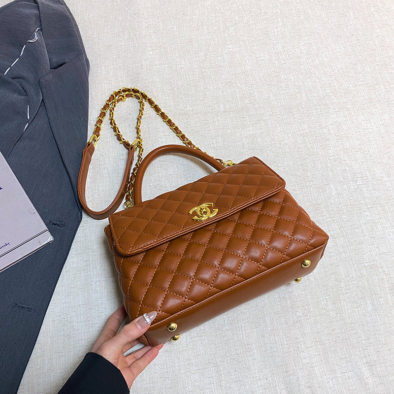 Modern Chic All-Season PU/Artificial Leather/Microfiber Leather Women's Handbags Other Bags | Color: Brown | Image 1