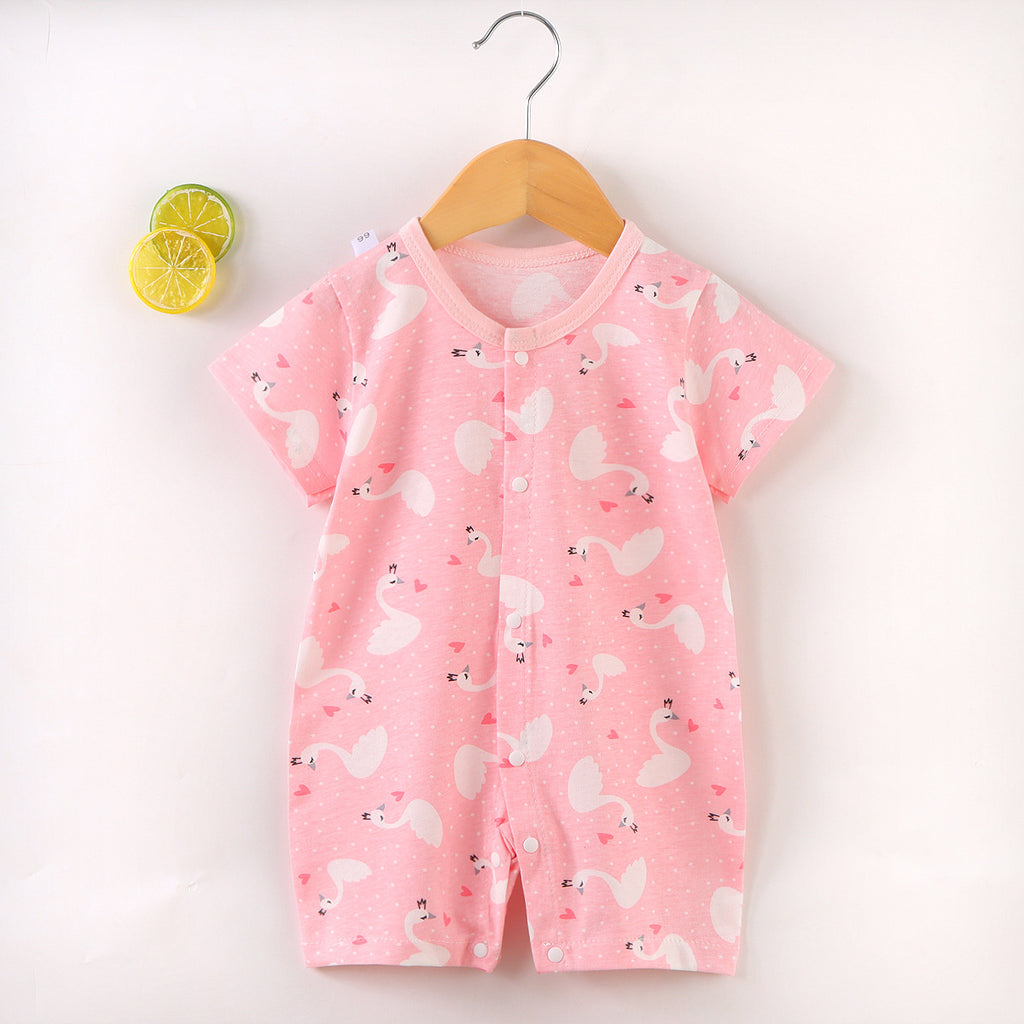 Minimalist Summer Unisex Baby Jumpsuit, Ages 1-24 Months | Color: Style 2 | Image 1
