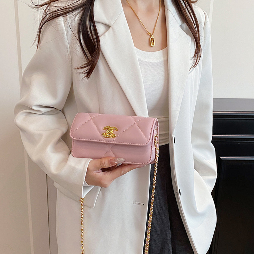 Modern Chic All-Season PU/Artificial Leather/Microfiber Leather Women's Crossbody Bags Other Bags | Color: Pink | Image 1