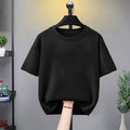 Minimalist Summer Unisex Kids' T-Shirt, Ages 3-14 | Color: Black | Image 1